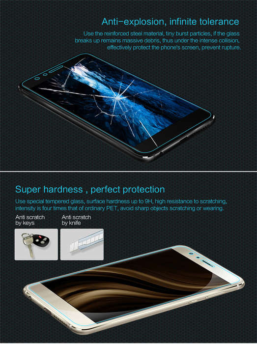 Nillkin Amazing H Anti-explosion 9H Hardness Tempered Glass Screen Protector Film for Huawei Honor 8