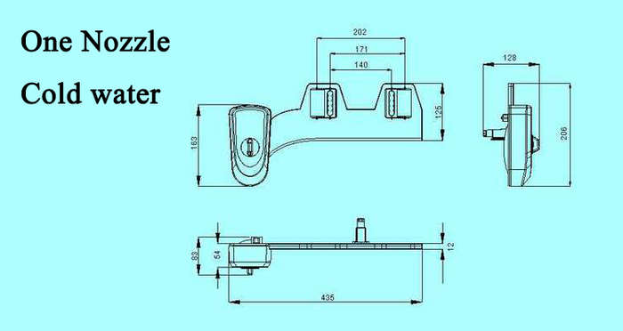Smart Toilet Bidet Flushbonading Female hygeian Flushing Device