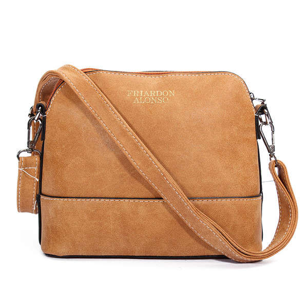 Women Nubuck Shell Bags Girls Vintage Shoulder Bags Crossbody Bags Messenger Bags