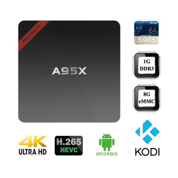 NEXBOX A95X Amlogic S905 1GB/8GB 4K TV Box