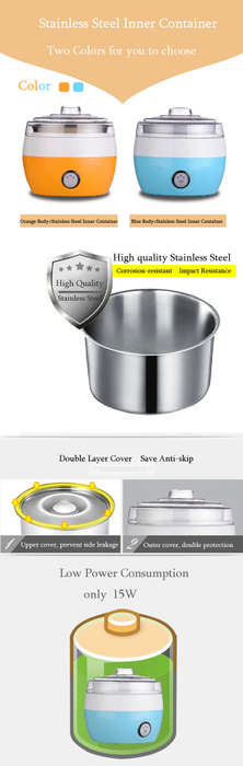 220V Homemade Automatic Yogurt Maker Electric Yogurt Cream Making Machine