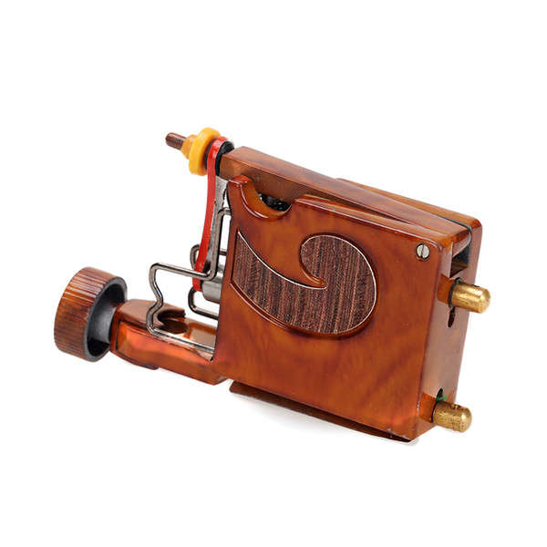 Brown M200 Motor Tattoo Machine High Stability 5000-8000 R/Minute Body Art Zinc Alloy
