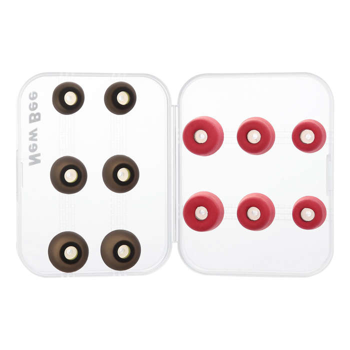 New Bee 3 Pairs of Rebound Memory Foam Tips 3 Pairs of Silicone Earbuds for Earphone Headphone -