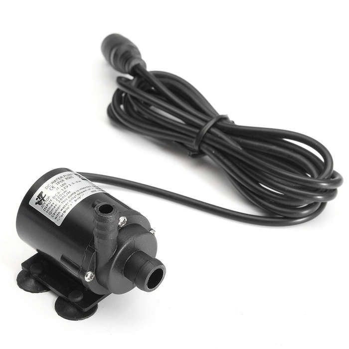 12V 280L/H Water Pump Mini Brushless Water Pump Submersible Motor - 0.07kg