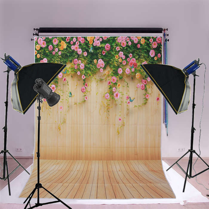 1.5x2.1m 5x7ft Grass Flower Colorful Nature Vinyl Studio Photo Photography Background Backdrop -