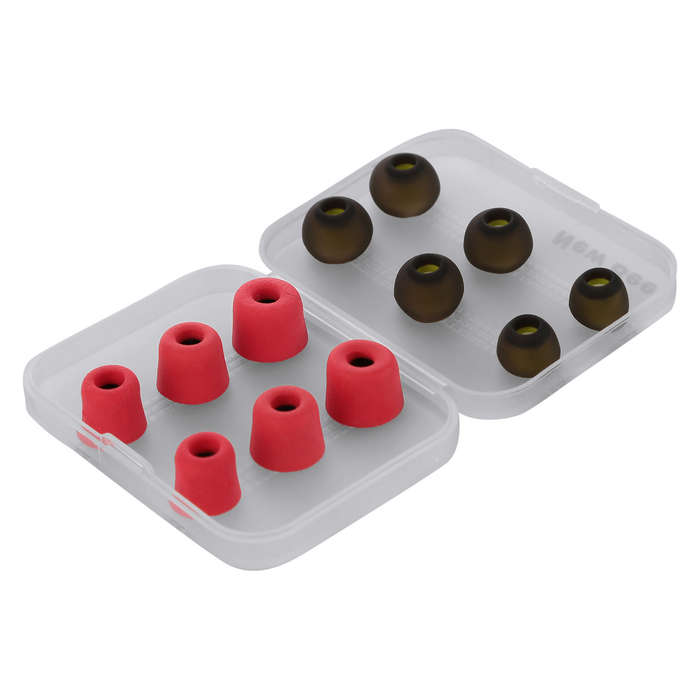 New Bee 3 Pairs of Rebound Memory Foam Tips 3 Pairs of Silicone Earbuds for Earphone Headphone -