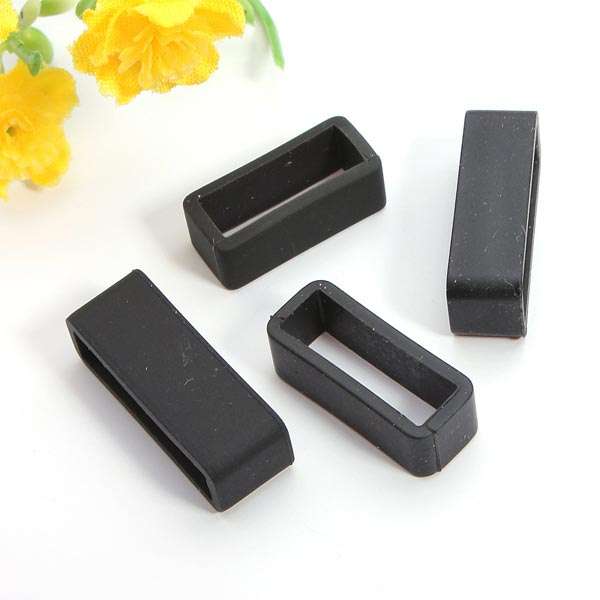PVC Watch Strap Retaining Hoop Loop Rubber Retainer Buckle Holder