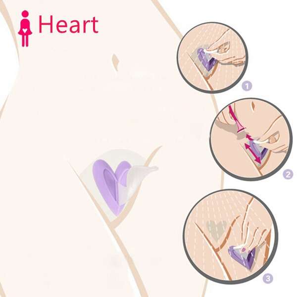 Bikini Privates Shaving Stencil Sexy Female Pubic Hair Razor