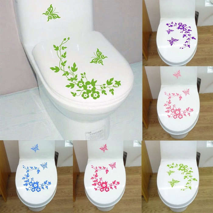  toilet seat cover sticker
