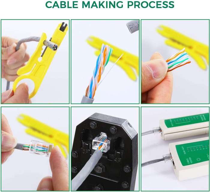 Professional Computer Network Maintenance Tool Kit, Network Installation Tool Kits Network Cable ...