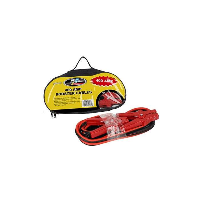 Moto Quip 400A Booster Cable With Plastic Clamps 2.5m