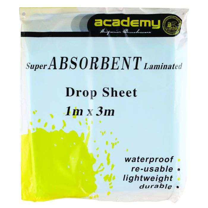 Academy Brushware Absorbent Drop Sheet 1 x 3m