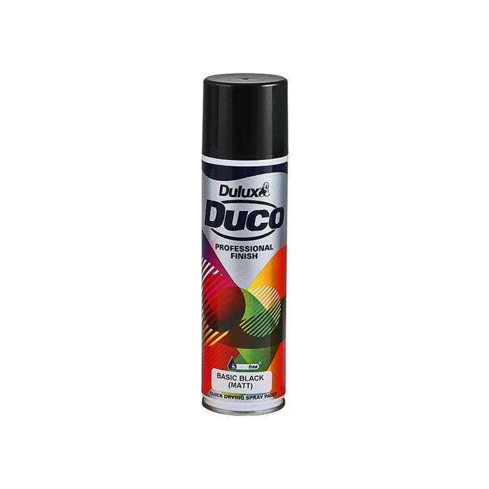 Dulux Ducospray Matt Basic Black 300ml