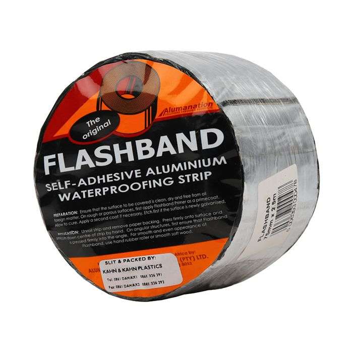 Flashband Aluminium Waterproofing Tape 75mm x 2.5m