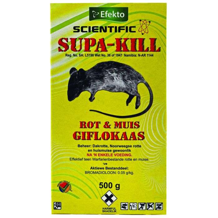 Efekto Supa-Kill Rat & Mouse Granular Bait 500g