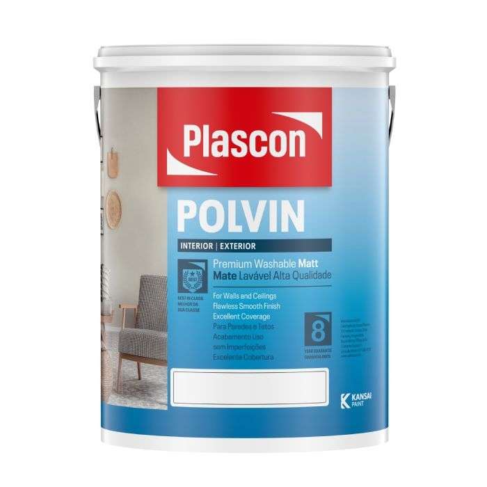 Plascon Polvin 5L - Broken White