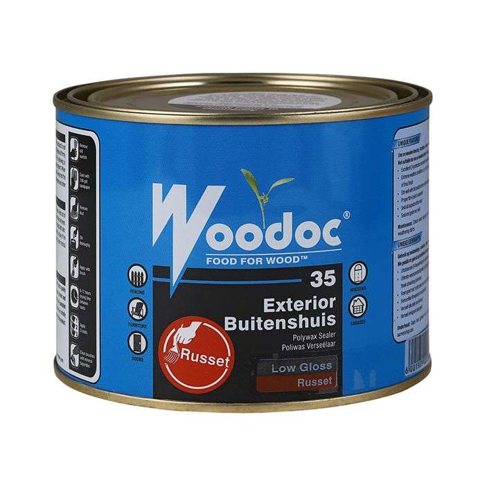 Woodoc 35 Exterior Polywax Sealer 1L - Dark Brown