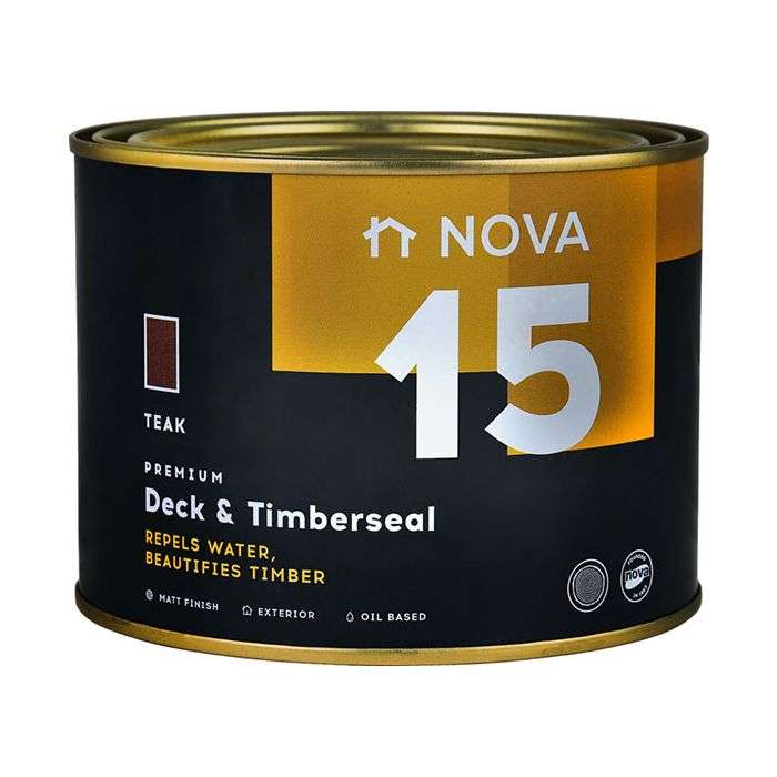 Nova 15 Deck & Timberseal 1L - Mahogany
