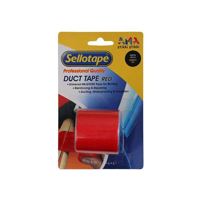 Sellotape Red Duct Tape 48mm x 5m