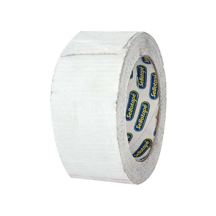 Sellotape White Duct Tape 48mm x 25m