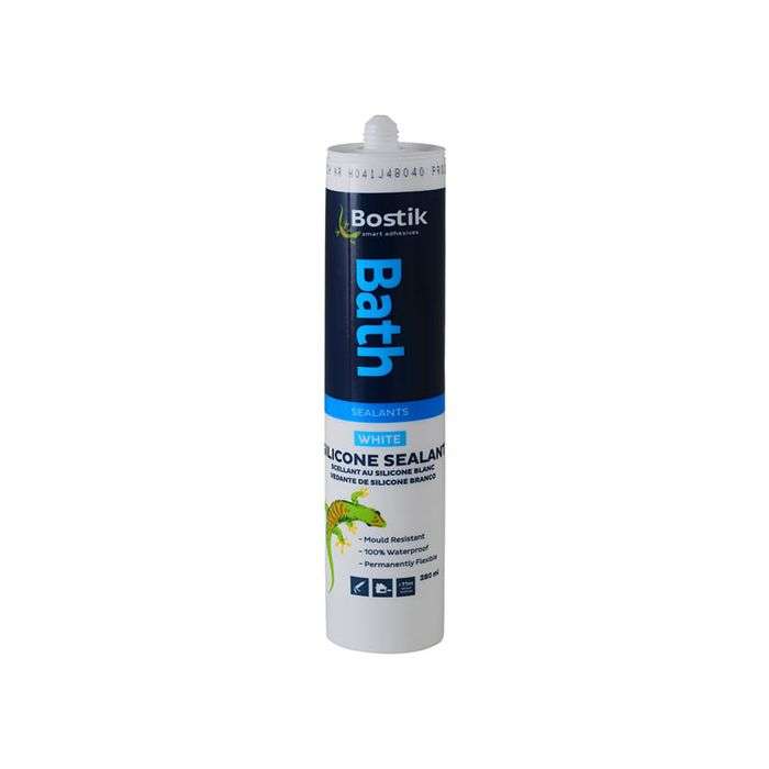 Bostik Bath Silicone Sealant White 280ml