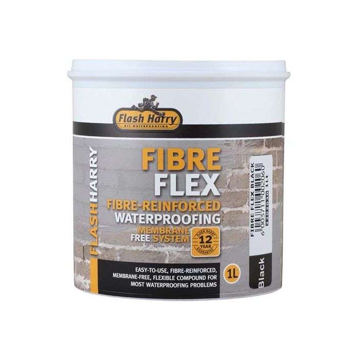 Flash Harry Fibre-Flex Waterproofing 1L-White