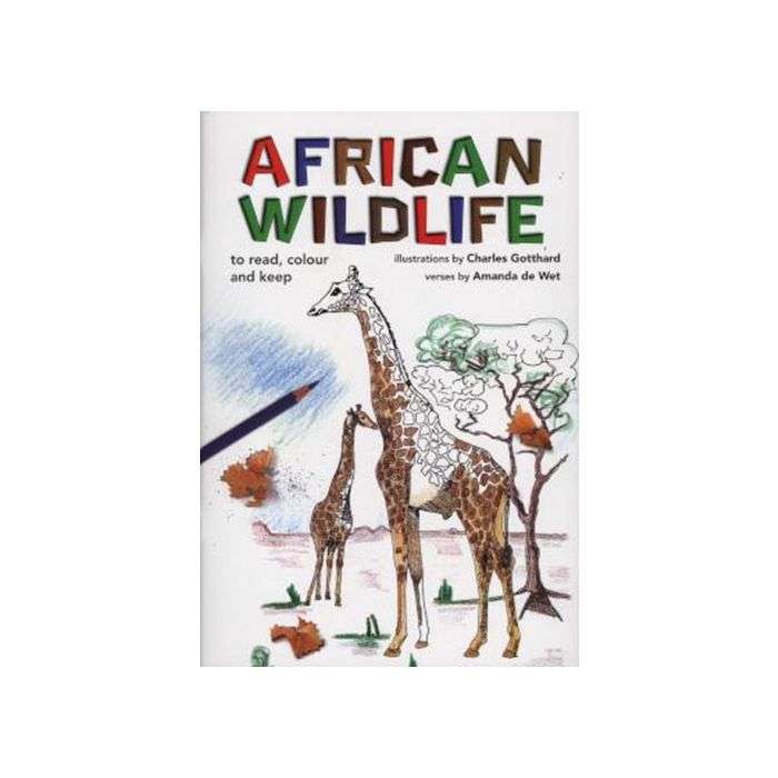 African Wildlife To Read, Colour & Keep (Paperback)