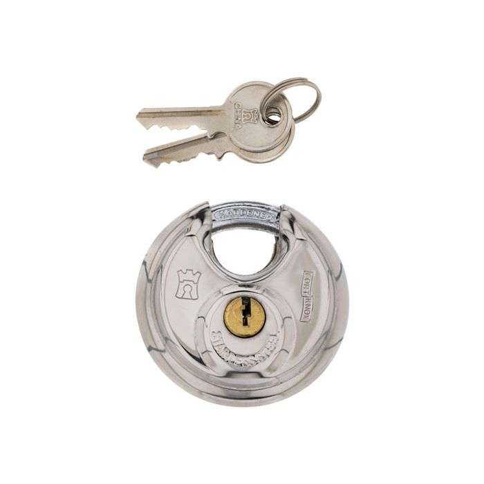 Fort Knox Discus Padlocks 60mm- 3 Pack