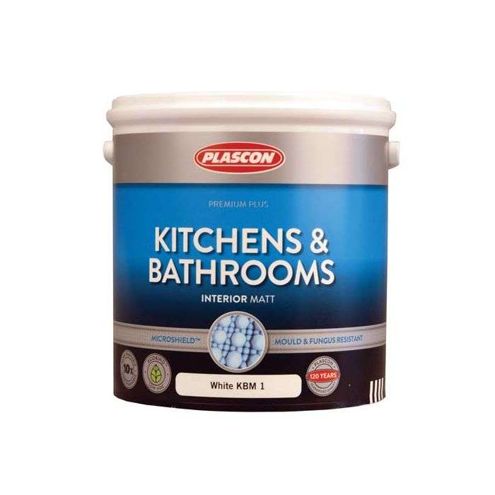 Plascon Kitchens & Bathrooms White 2.5L