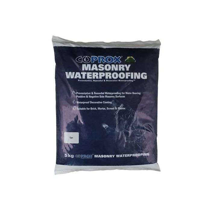 Coprox Masonry Waterproofing Tan 5kg