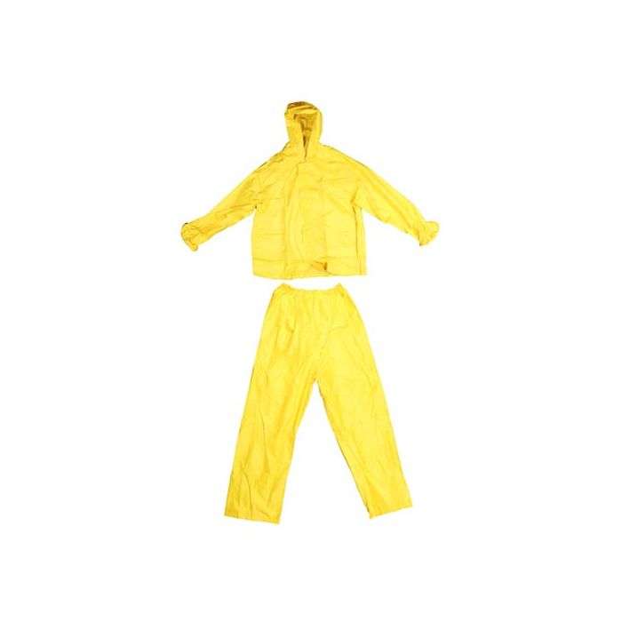 Yellow Rubberised Rain Suit Extra Large