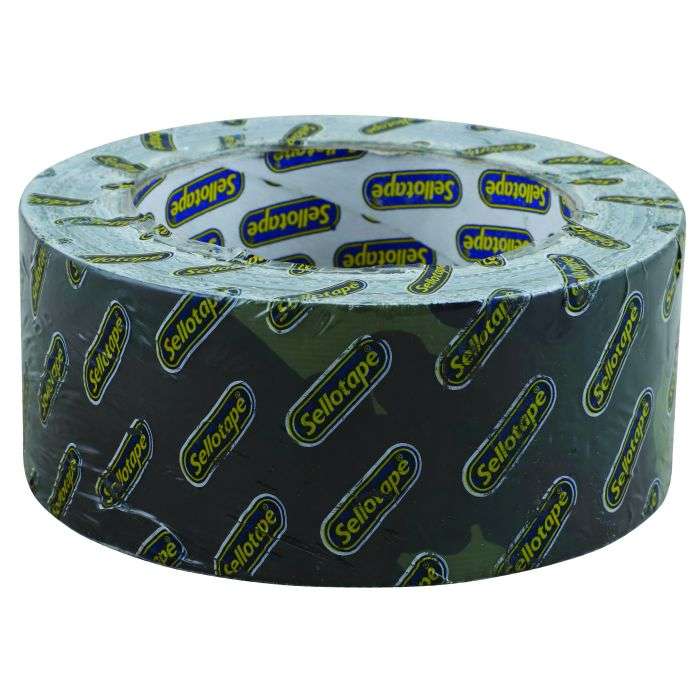 Sellotape Camo Waterproof Duct Tape 48mm x 20m