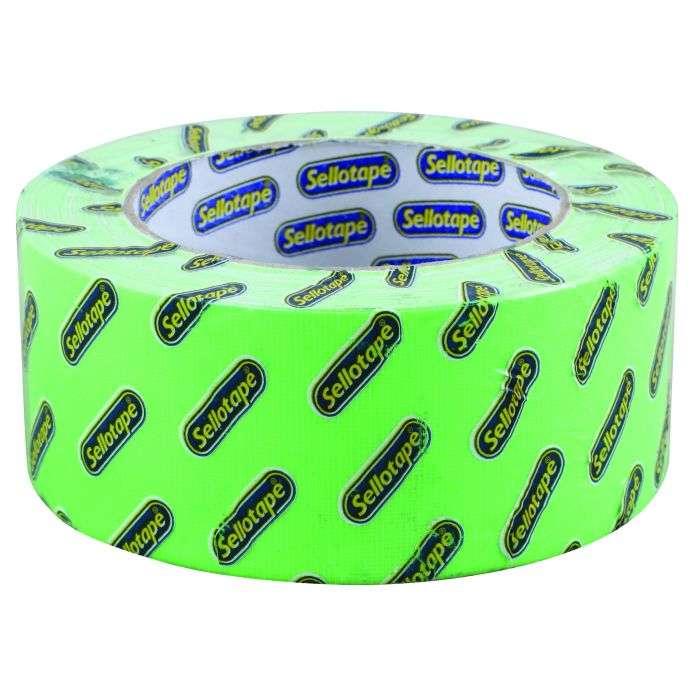 Sellotape Lumo Green Waterproof Duct Tape 48mm x 20m