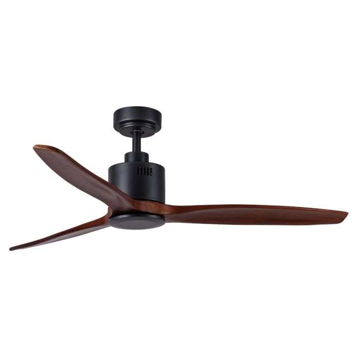Bright Star Black Wood Ceiling Fan