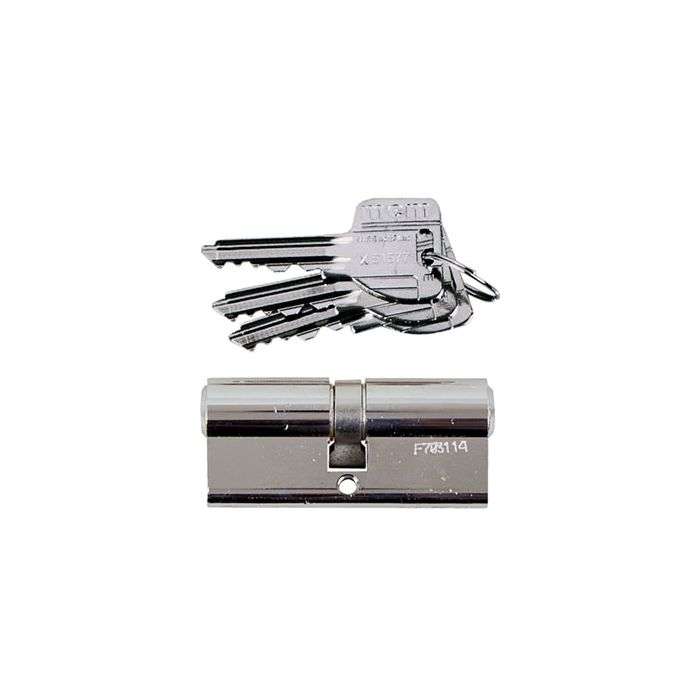 MCM Nickel Cylinder Lock (Cylinder Only) 70mm
