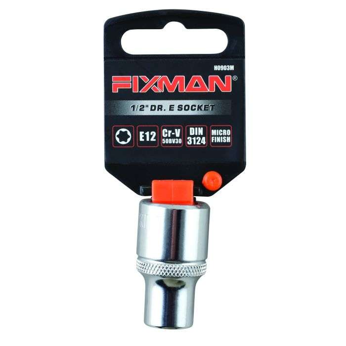 Fixman 1/2" Drive 6 Point E-Socket E12