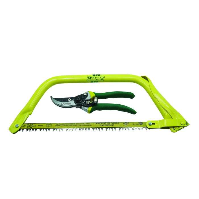 Lasher Bow Hacksaw & Secateur Combo Set