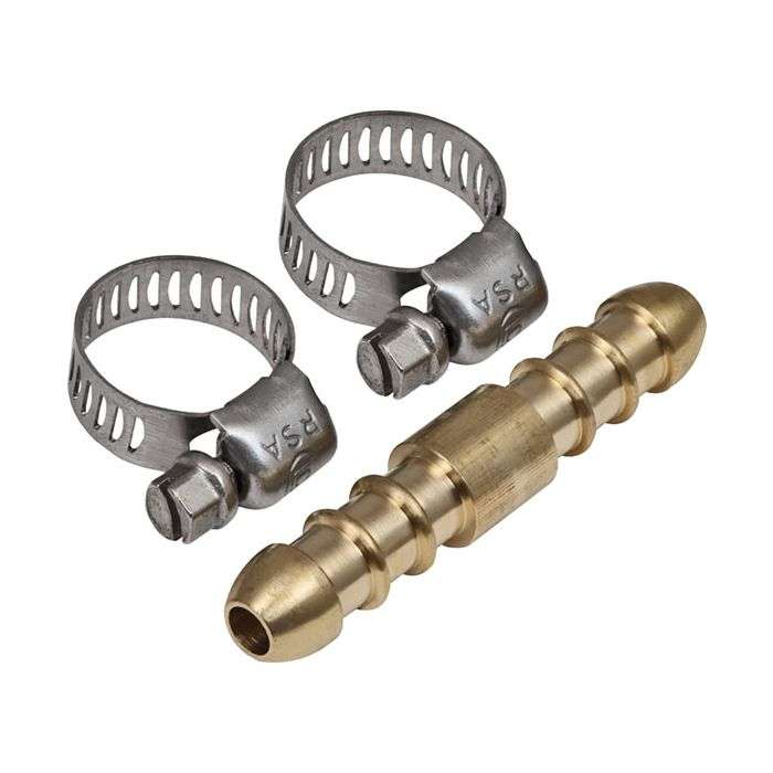Active Hardware Straight Gas Connector With Clamps