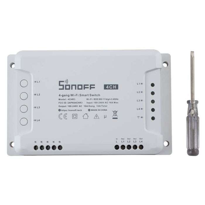 Sonoff 4-gang Wi-Fi Smart Switch