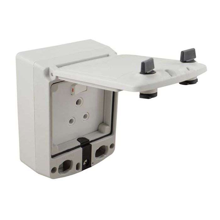 Allbro Stealth Outlet Box With Flap 176 x 132 x 94mm