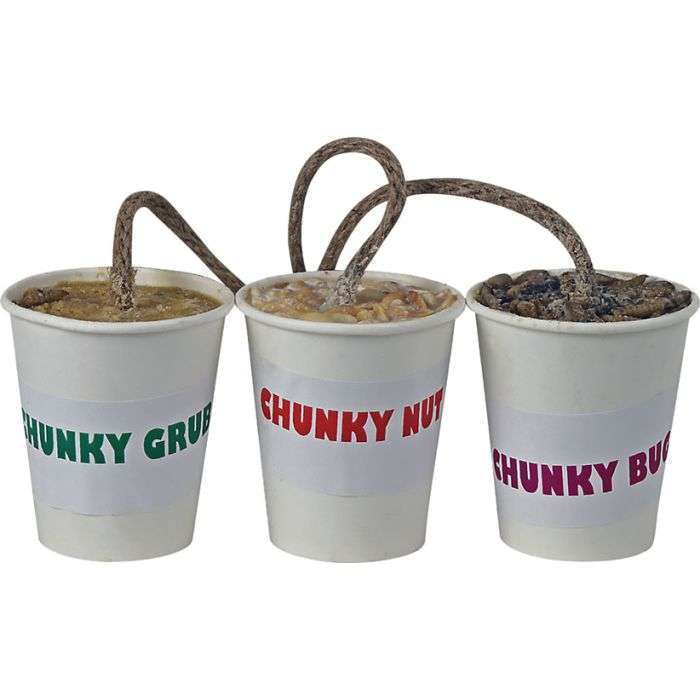 Elaine's Chunky Peckish Poppers Bird Feeder - 3 Pack