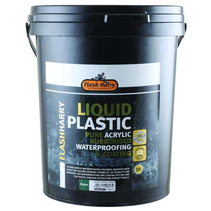 Flash Harry Liquid Plastic Waterproofing 20L - Green