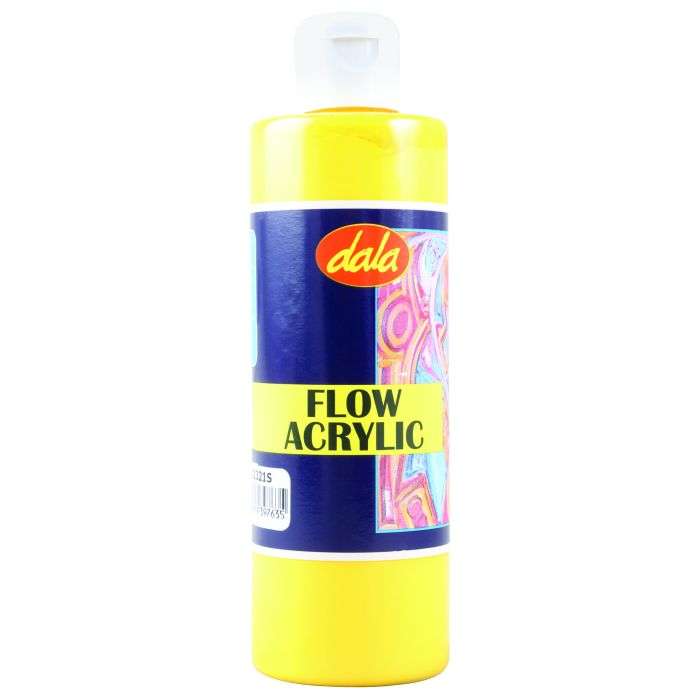 Dala Flow Acrylic Paint Yellow 250ml