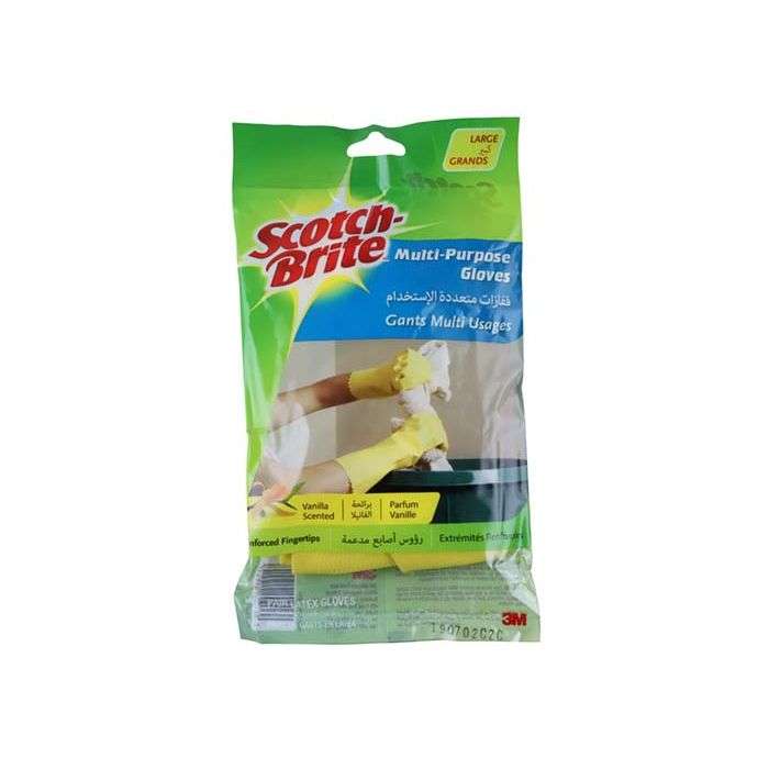 Scotch-Brite Yellow Multi Purpose Gloves Large