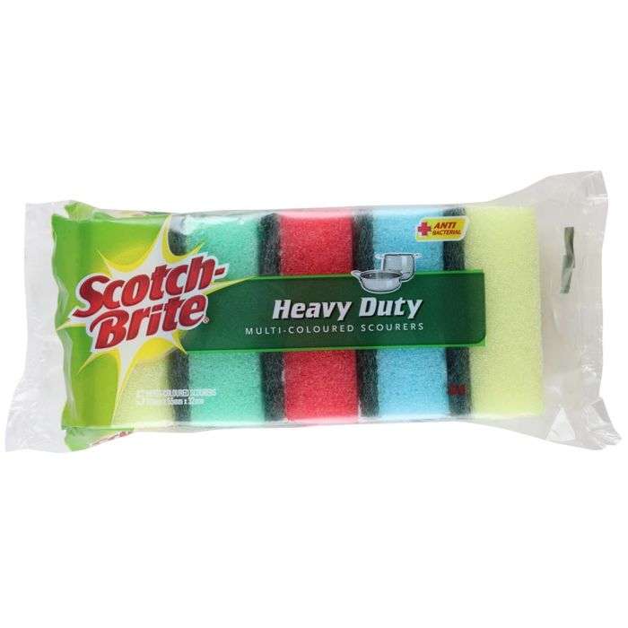 Scotch-Brite Multicolour Scourers - 5 Pack