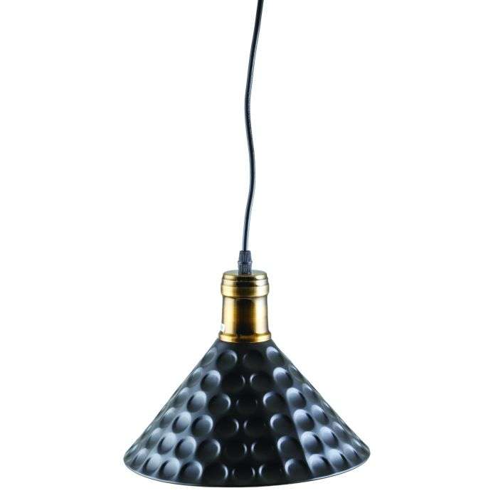 Bright Star Iron and Black Pendant Light