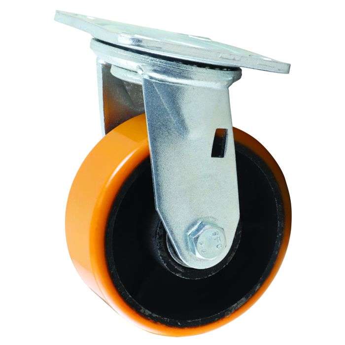 Castor & Ladder Heavy Duty Swivel Pub Castor Wheel 125mm