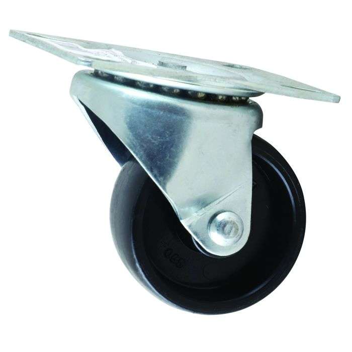 Castor & Ladder Polypropylene Swivel Castor Wheel 65mm