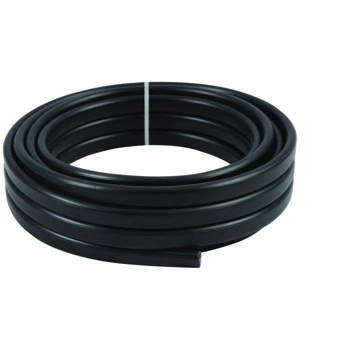 Black Flat Twin & Earth 4mm x 5m