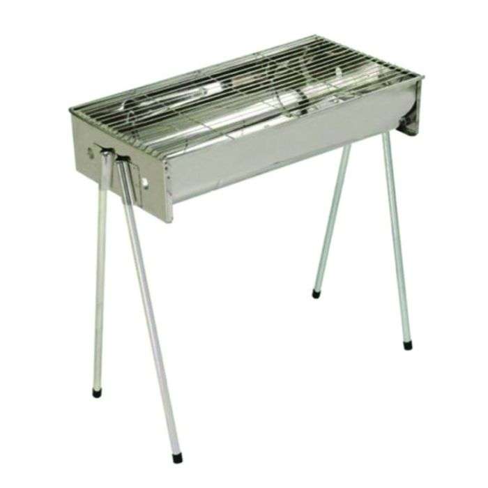 Metalix Large Standing Stainless-Steel Braai 615 x 320mm